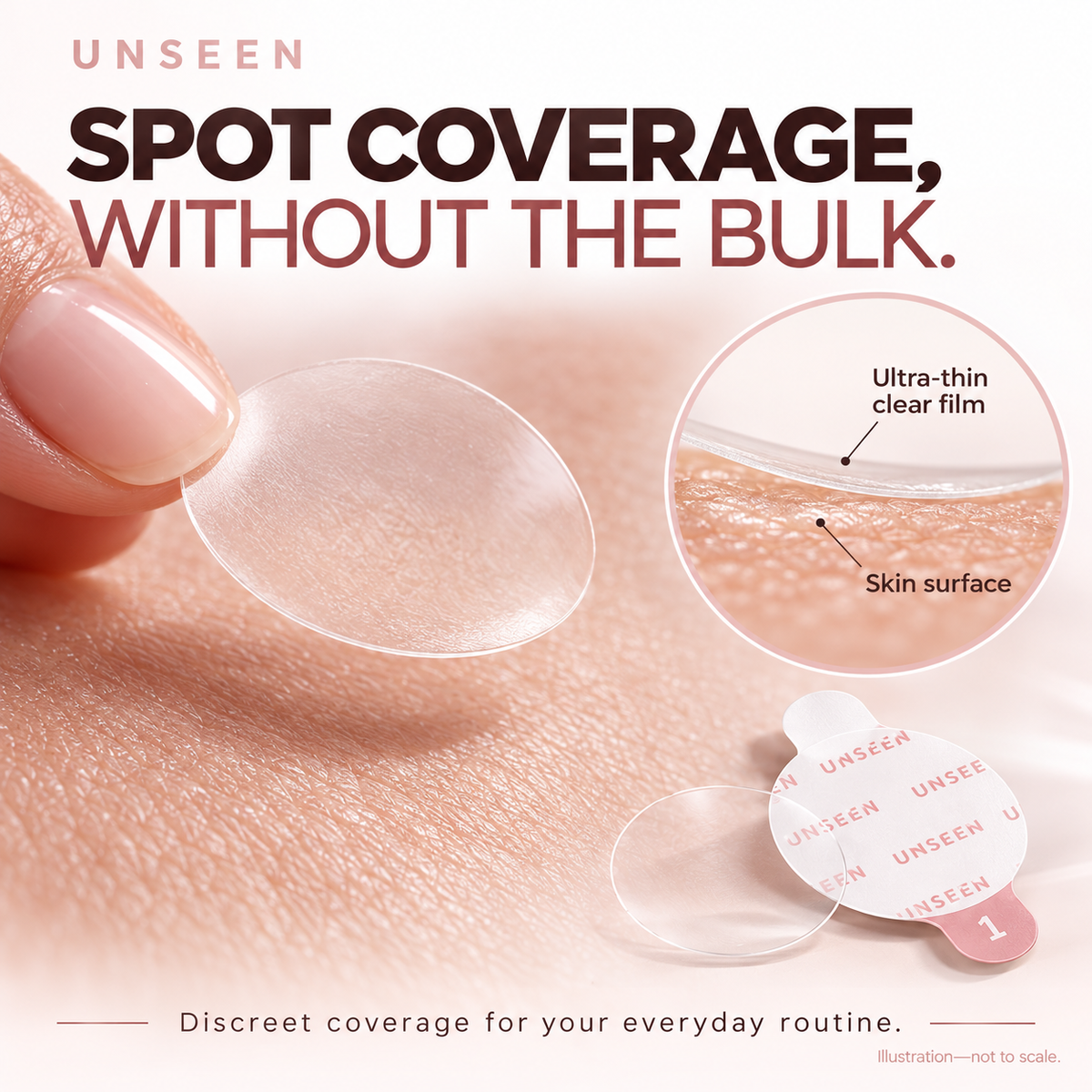 UNSEEN™  — ZERO-TRACE Ultra-Thin Blemish Seal